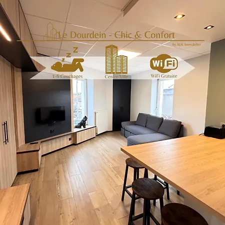 Le Dourdein - Chic & Confort Apartamento Roanne